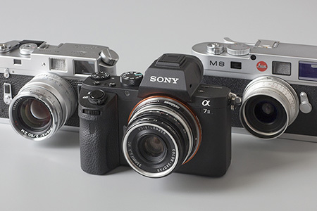 Sony A7 II Leica M8 M4